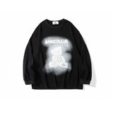 Man Fall Outfits Graffiti Sweater Men's Street Loose Casual T-shirt Fashion
