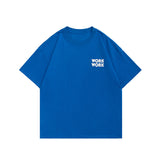 Men T Shitrs Basic Style Letter Print Round Neck