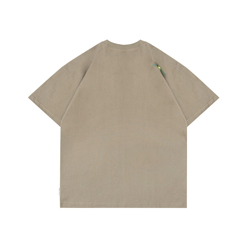 Men T Shitrs Baseball Player Printed Round Neck