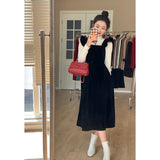 Betty Draper Valentine's Day Dress Vintage Dress for Women Winter Black Dress