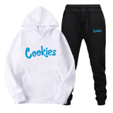 Cookies Hoodie Printed Sweatshirt Suit