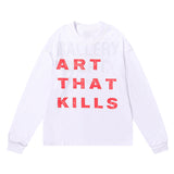 Gallery Dept T Shitrs Cotton Long Sleeve T-shirt Loose