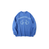 Man Fall Outfits Knitted Top Retro Easy Matching Casual round Neck Sweater for Men and Women