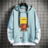 Men Hoodie Pullover Loose Sports and Leisure Top Youth Trendy