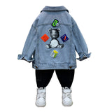 Toddler Boys Jackets Boys' Denim Jacket Spring and Autumn