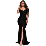 Skin Tight Long Dresses Spring/Summer Split Dress for Women