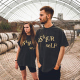 Askyurself T Shirt Short Sleeve Men's Loose T-shirt Women's Summer