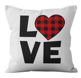 Valentine's Day Pillow Covers 4 Piece Random Styles Together, Holiday Home Gift Pillow Cushion Cover