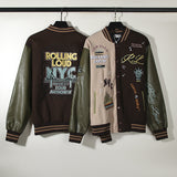 Cardigan Baseball Jacket Autumn and Winter TS New York City Exclusive Statue of Liberty Embroidery