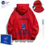 NASA Children Hoodie NASA Joint Name Doraemon Children's Hooded Sweatshirt Fleece-Lined
