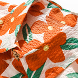 Men T Shitrs Full Printed Lapel
