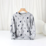 Children Long Sleeve Shirts Spring and Autumn Children Long-Sleeved Sweater
