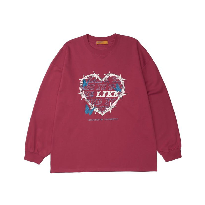 Crew Neck Sweatshirts for Men Men's Autumn Graffiti round Neck Sweater Men's Loose Casual Long Sleeve