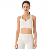 Underwear for Sweating V-Neckline Shockproof Push-up Workout Yoga Vest