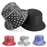 Bucket Hat Fishing Cap Cotton Print Fisherman Hat Printing Outdoor Sun-Shade Sun Protection Bucket Hat