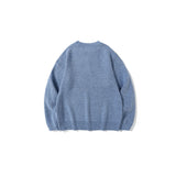 Men Sweater Cartoon Jacquard Sweater Men's Pullover