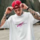 Men T-Shirts Bear Loose Half Sleeve
