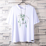 Basketball Sports T Shirt Nba Stag No. 34 Basketball Sports Student Short Sleeve T-Shirt Men