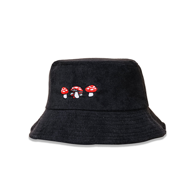 Mushroom Hat Fall Corduroy Fisherman Hat Women
