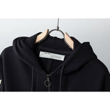 Off White Winter Hoodie Hooded Sweater Casual Zipper Long Sleeve Men'S Clothing Owt