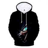 Pop Smoke Hoodies Sonic Hedgehog Color Printing Hoodie