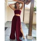 Coachella Music Festival Outfits Casual Loose Drawstring Trousers Wide Leg Pants