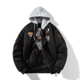 Varsity Jacket Loose Flight Suit
