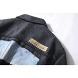 Off White Casual Jacket Arrow Denim Casual Coat Owt