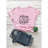 Merry and Bright Sweatshirts Merry and Bright Short Sleeve Top