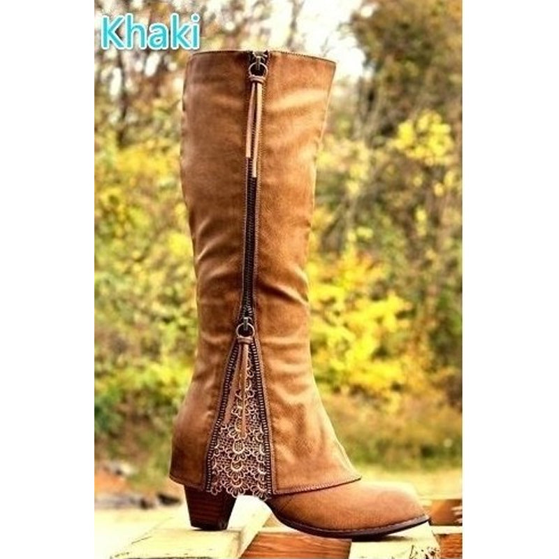 Beth Dutton Shoes Women's Boots Tassel Women's Shoes Fashion High Leg Boot