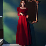 Long Homecoming Dresses Red Evening Dress for Women Banquet