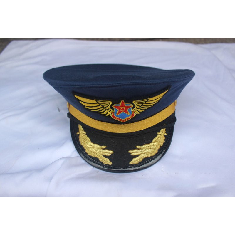 Captains Hat Navy Hat a Sailor's Cap Men's and Women's Flat Top Casual Visor Cap