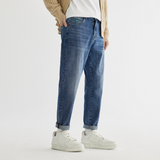 Men Jeans Blue Straight Jeans Men Spring Concise