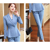 Interview Suit Women's Black Coat Women's Spring and Autumn Business Suit Fashion Spring