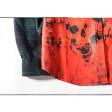 Vlone Sweatshirts Men'S Plus Size Retro Sports Spring And Autumn Trends Plaid Men'S And Women'S Shirts