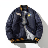 Varsity Jacket Cotton Jacket Hooded Baseball Uniform Coat