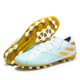 Football Shoes Elastic Band Neckline Adult and Children Soccer Shoes Men's and Women's Lawn Competition Training Shoes
