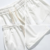 Men 'S White Shorts Summer Loose Sports And Leisure