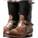 Yellowstone Cowboy Boots Buckle Middle Boots Men'S Boots