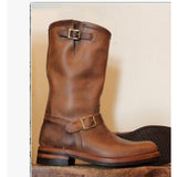 Yellowstone Cowboy Boots Buckle Middle Boots Men'S Boots
