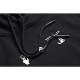 off White Hoodie Autumn and Winter Terry Hooded Loose Sweater Printed Men's and Women's Jacket