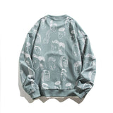 Crew Neck Sweatshirts for Men Men's Autumn round Neck Sweater Couple Loose Casual Top