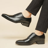 Men's Dress Shoes Classic Leather Oxfords Casual Cushioned Loafer Leather Shoes Men Business Formal Wear Shoes