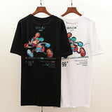 Off White T Shirt Off Short Sleeve Tshirt Loose Plus Size Mickey Letters Print Men And Women Couple Bottoming Shirt Owt
