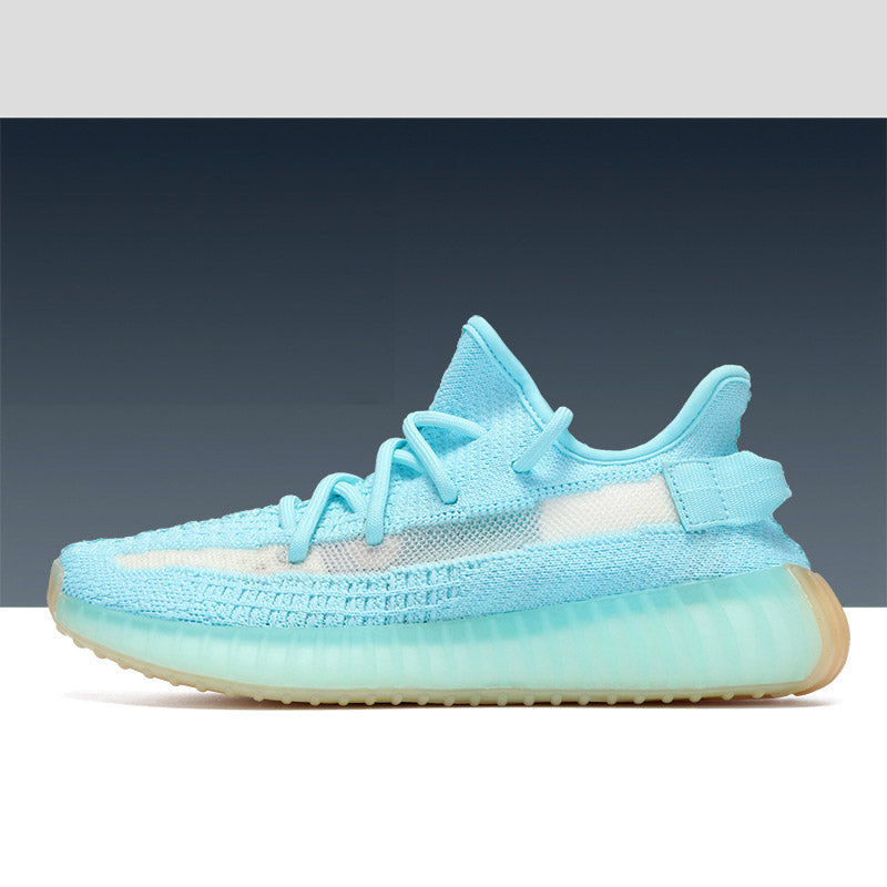 350 Coconut Man Unisex Shoes Starry Sky Full White Angel 3m 00 Couple Sports Breathable