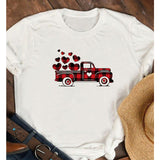 Valentine 'S Day T Shirts Couples T-shirt Casual Fashionable Short Sleeve