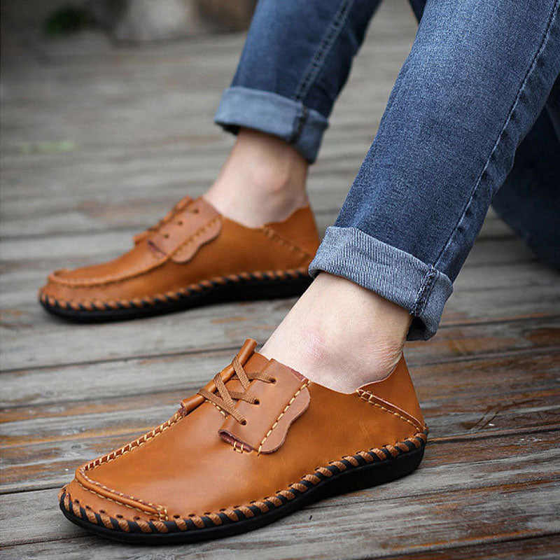 Men's Loafers Relaxedfit Slipon Loafer Men Shoes Men's Shoes Large Size Shoes Formal Wear Business Casual Leather Shoes