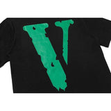 Vlone Printed Loose Hip Hop Shortsleeved Tshirt Hip Hop Men And Women