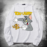 Tom And Jerry T Shirt Cat And Mouse Long-Sleeved Sweater