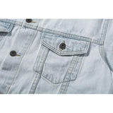 Off White Arrow Denim Jacket Jean Coat Letter Arrow Washed Distressed Locomotive Denim Jacket Coat Owt